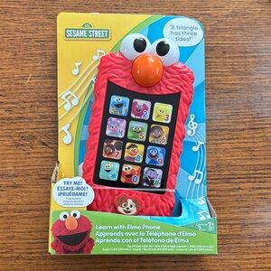 Sesame Street Elmo Interactive Toy Phone - Red and Orange